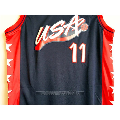 Camiseta USA 1996 Karl Malone #11 Negro